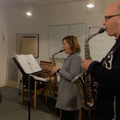 Bild vergr&ouml;&szlig;ern: Saxophon Schnupperkurs 2023